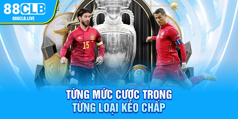 Mức cược trong từng loại kèo chấp 